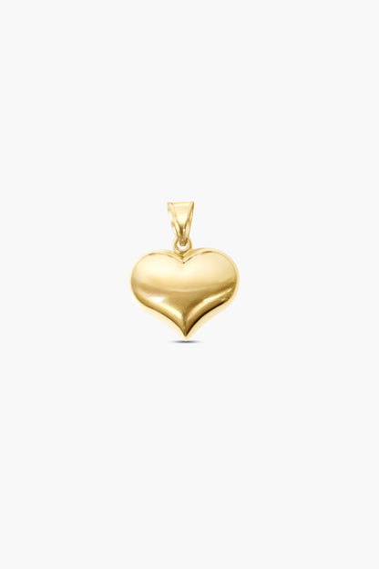 bubble heart charm